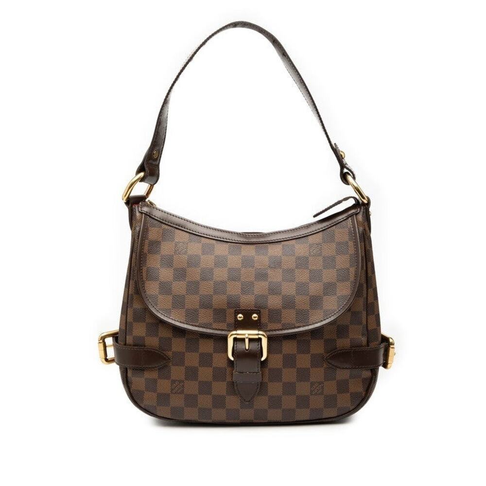 Louis Vuitton Damier Ebene Highbury Handbag Brown